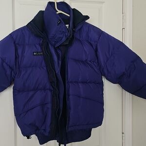 Vintage Columbia 2 In 1 Down  Interchange Whirlbird Puffer Jacket Women's M
